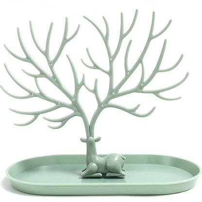 Antler Jewelry Storage Rack Smooth Deer Horn Jewels Display Shelf Rings Earrings Small Accessories High Quality Showing Stand