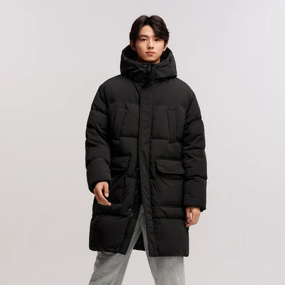 Semir Down Jacket Men 2026 New Waterproof Thick Outerwear Long Length Winter Clothing Couple