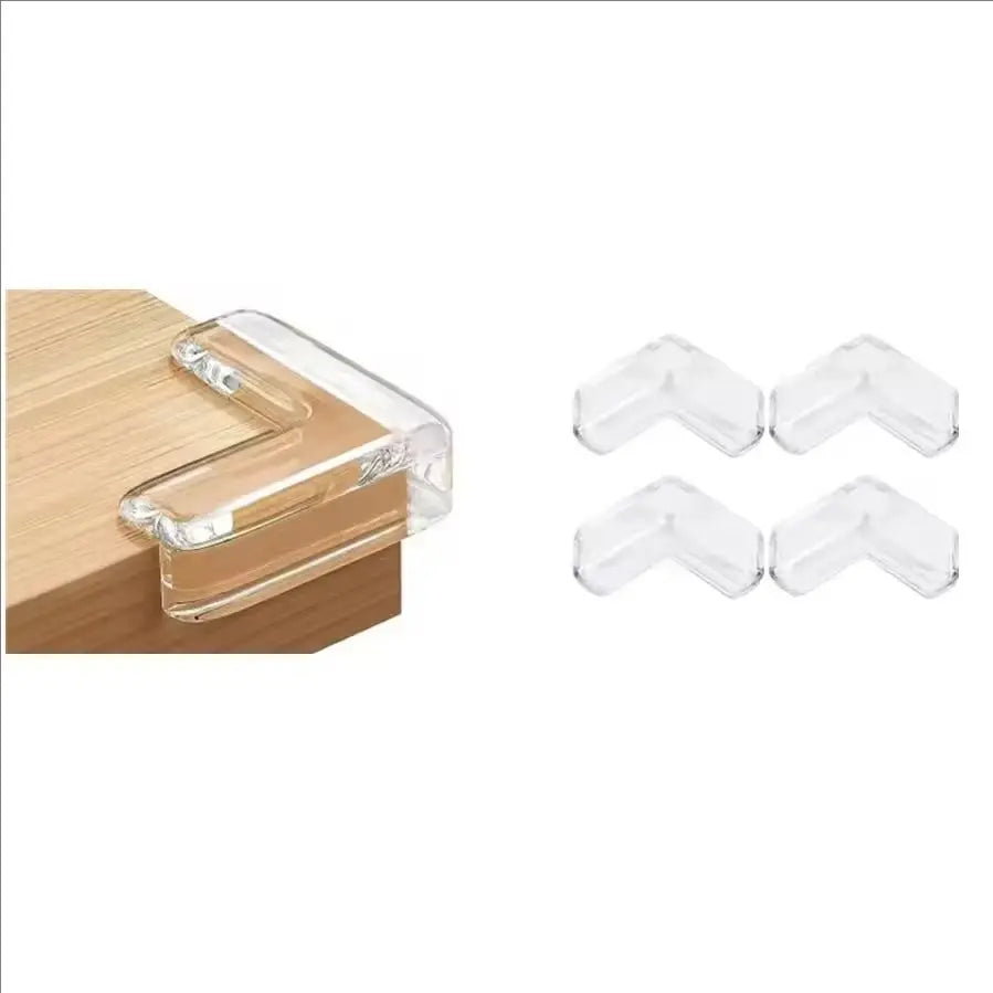 Baby Safety Silicone Table Corner Protector Furniture Edge Protection Cover Transparent Children Anti Collision Edge Gua