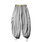 Men Women Splice Fashion Outdoor Loose Casual Lightweight Quick Dry Sports Cargo Baggy Pants Track Trouser Jogger Sweatpants