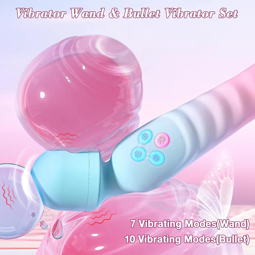 3 IN 1Mode Dildos Vibrator AV Machine Magic love Wand Clitoris G Spot Stimulator Female Vagina Massager Woman Adults Sex Toys 18