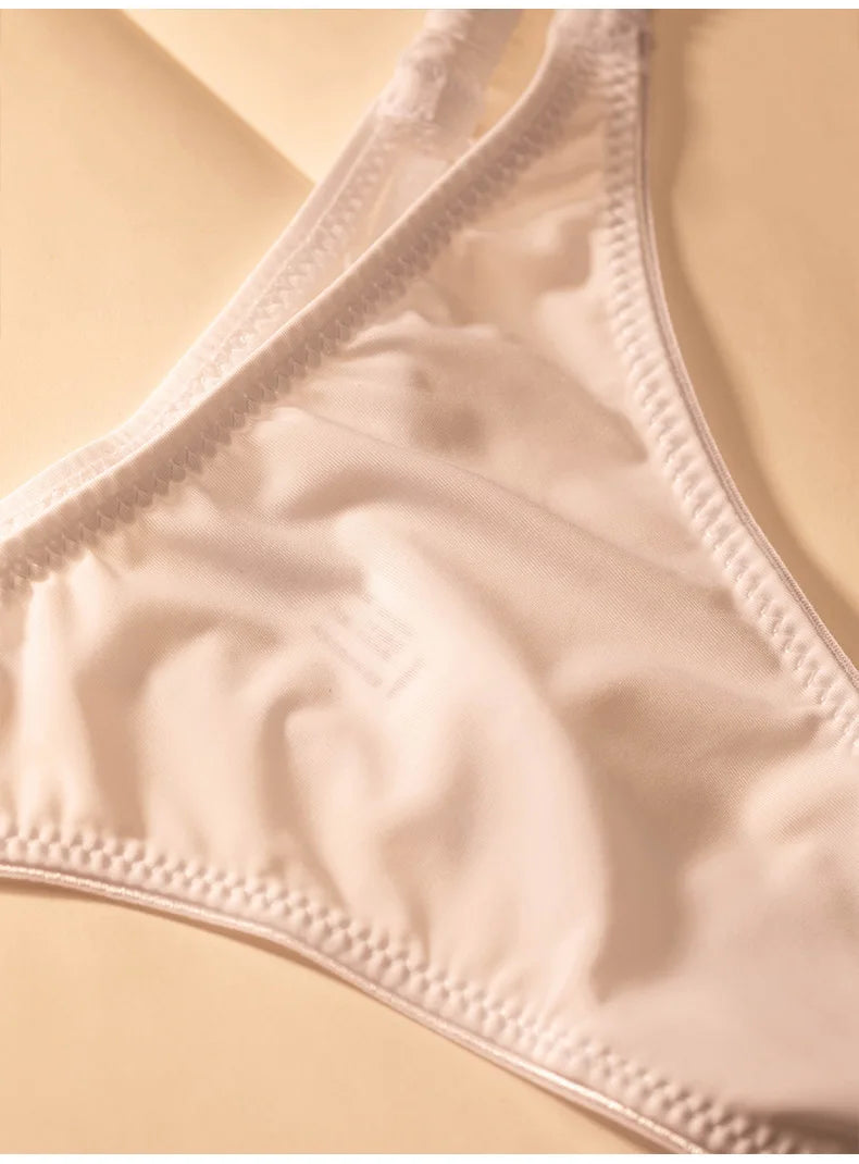 Women Panties Sexy G String Thong Ice Silk Seamless Underwear Leopard T Back Girls Briefs Leopard Underpants Plus Size S-XL