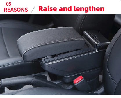 For Kia Picanto Armrest Box For Kia Picanto 3X-Line interior Retrofit parts car accessories Storage box Simple installation
