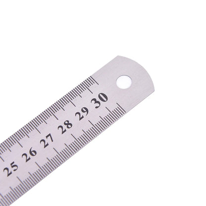 30cm  METAL RULER Stainless Steel Straight Edge Drawing Cutting Non Skid Back