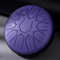 Hluru Glucophone Steel Tongue Drum 6 Inch 11 Notes D Tone Ethereal Drum Music Drum Yoga Meditation Percussion Instrument