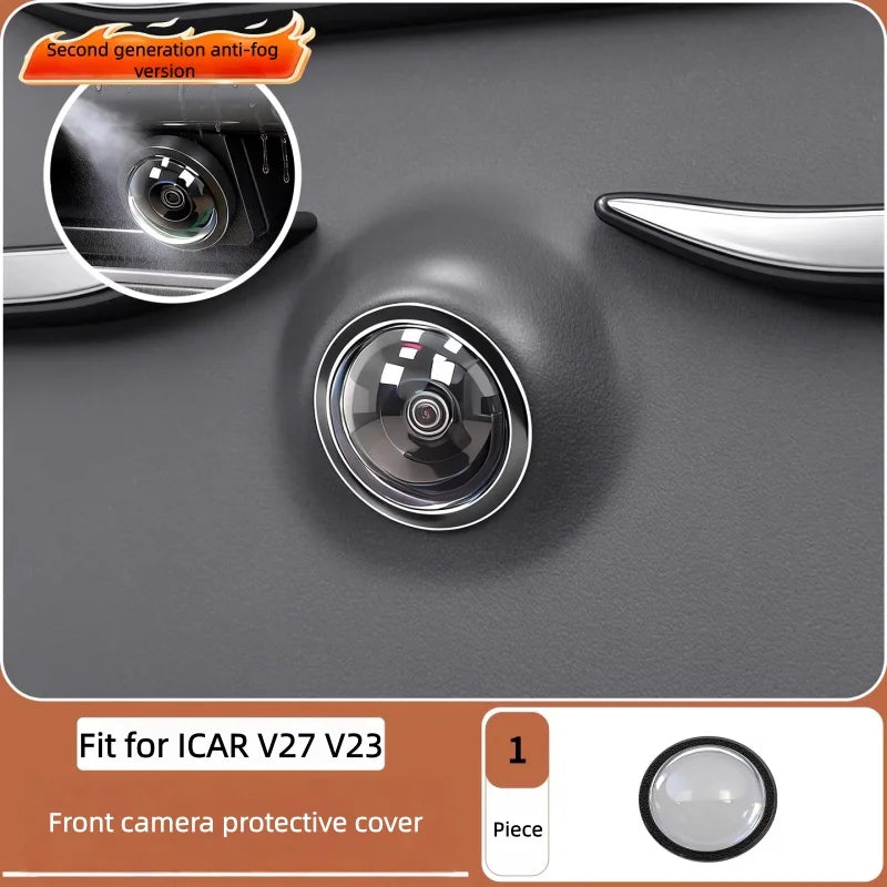 Fit for Chery ICAR V27 V23 Auto Camera Protective Cover 360-degree Image Lens Protective Cover Rain Cover Auto Protective Piece
