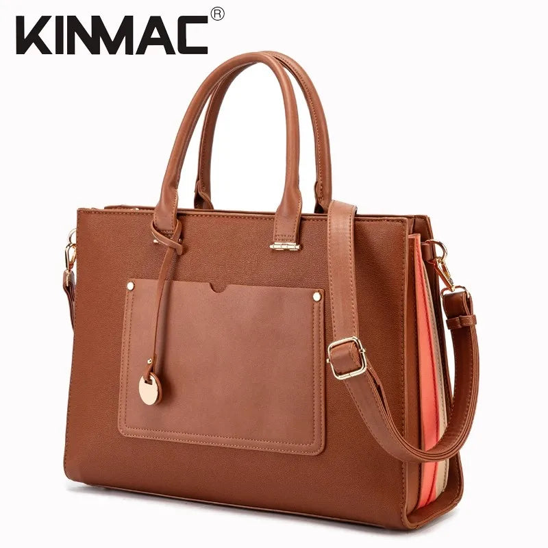 Lady Briefcase Kinmac Brand Handbag Messenger Laptop Bag 13.3,14 Inch,Shoulder Women Case For MacBook Air Pro PC,Dropship