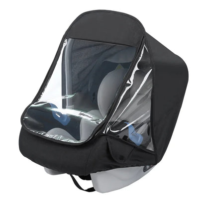 Baby Carriage Cabas Rain Cover Portable Newborn Stroller Safety Seat Wind and Cold Proof Dust Cozy carseat Raincover