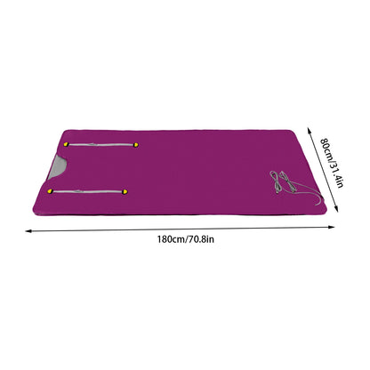 Portable Sauna Blanket 180*80cm,Heating Blanket w/ Remote Control for Relaxation Detoxification Purple/Silver/Black