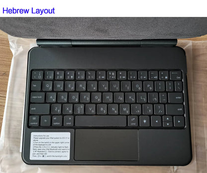 TouchPad Magic Keyboard for iPad Air 11 13 M4 2026 M3 M2 iPad 10 10th Air 4 5 6 iPad Pro 11 12.9 13'' M5 M4 Smart Cover Backlit