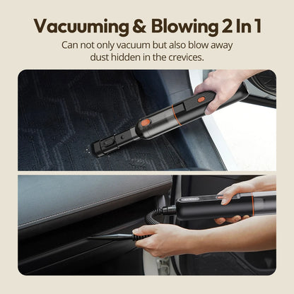 ThiEYE Cordless Car Vacuum Cleaner 6500pa Portable Powerful Car Aspirator Vacuum & Blowing 2 in 1 Wireless Handheld Auto Vacuum