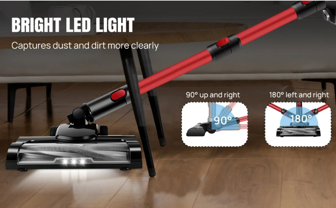Cordless Stick Vacuum Cleaner Handheld Wireless Household Vacuum Cleaner