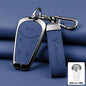 Car Interior Accessories Zinc Alloy Leather Key Case Cover Holder Chain For Voyah Free I-Land Dreamer PHEV Luxury Protective