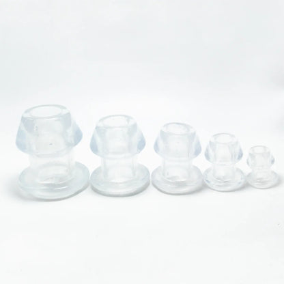 Hollow Vaginal Peephole Vaginal Peephole Anal Plug Vaginal Dilation Anal Dilation BDSM Enema Sex Toy Butt Plug for Men Women