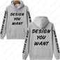 Customized Photo Personalized Hoodie Autumn Warming and Comfort Sweatshirt Unisex Casual Custom Printed Text DIY Hoodie Fashion