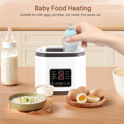 8In1 Multi-function Baby Nursing Bottle Heater Sterilizer 170W Fast Breast Milk Bottle Warmer With Accurate Temperature Control