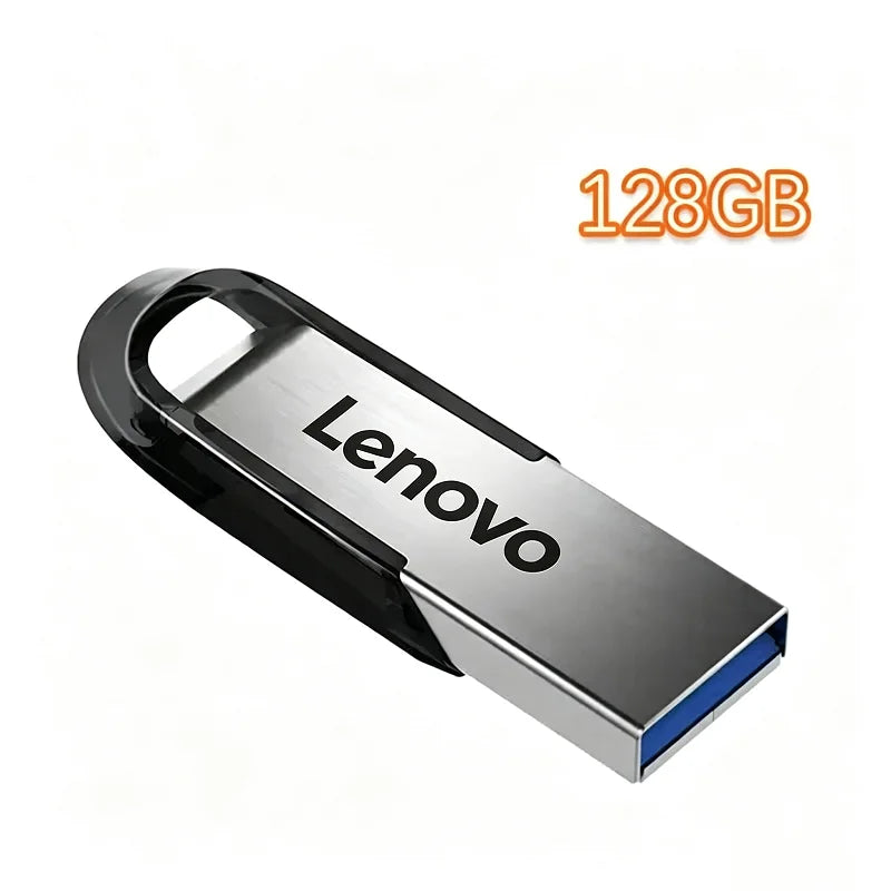 Lenovo 2TB USB 3.0 Metal Flash Drives Super High Speed Pendrive 1TB 512GB Pen Drives Portable USB Stick For Car Phone Computer
