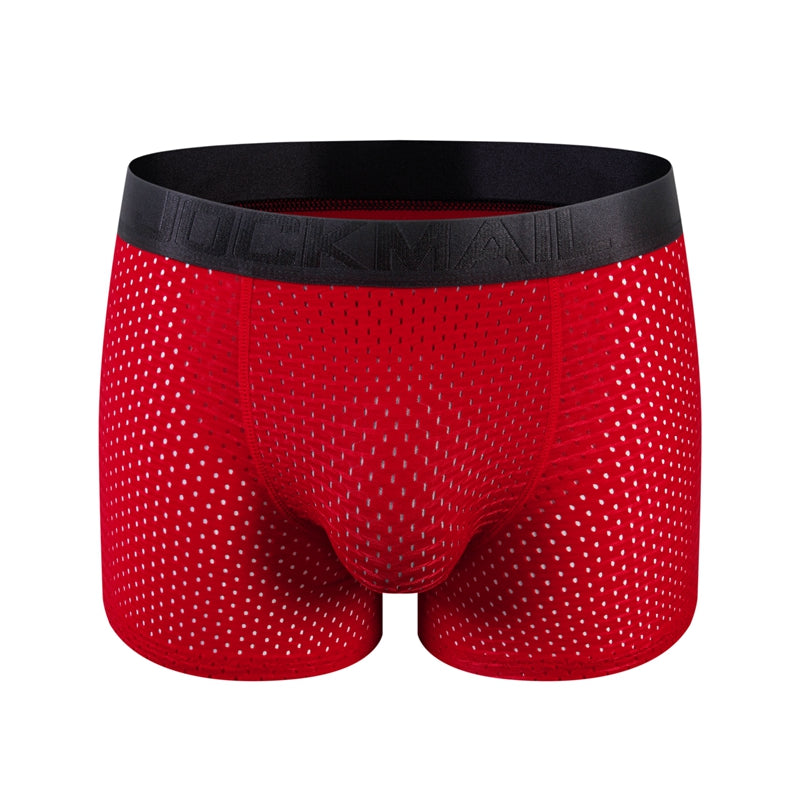 Men Trunks Built-in Fake Butt Hip Lifter Enhancer Shorts Boxer Briefs Padded Underwear Shapewear Underpants Nylon  Breathable