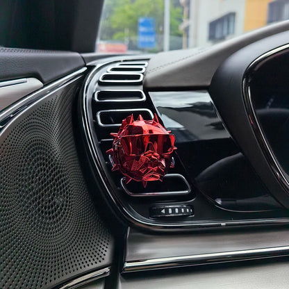 NO PERFUME Bulldog Air Freshener Car Perfume Car Decoration Auto Geur Clip Bulldog Fragrance Scent Parfum Voiture Car Diffuser