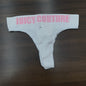 Women's Panties Sexy Juicy Couture Style Underwear Sexy Hot Lingerie T-pants for Ladies Thongs Japanese Women Seamless G-String