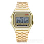 Women Men Unisex Watch Gold Silver Black Vintage LED Digital Sports Military Wristwatches Electronic Digital Present Gift Male