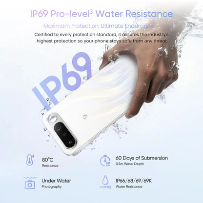 2026 New realme 16 5g Smartphone Europe Version MediaTek Dimensity 6400 Turbo Chip 6.57' 120Hz AMOLED Display 6550Mah Titan Battery 45W Fast Charge Ip69