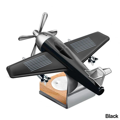 Car Perfume Aromatherapy Car Solar Power Car Air Freshener Airplane Rotating Aromatherapy Oil Diffuser Lasting Fragrance