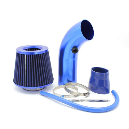 Car Modified High Flow Air Filter Mushroom Head Universal Air Filter 76mm Refitted Winter Cold Air Filter Intake Pipe Kit