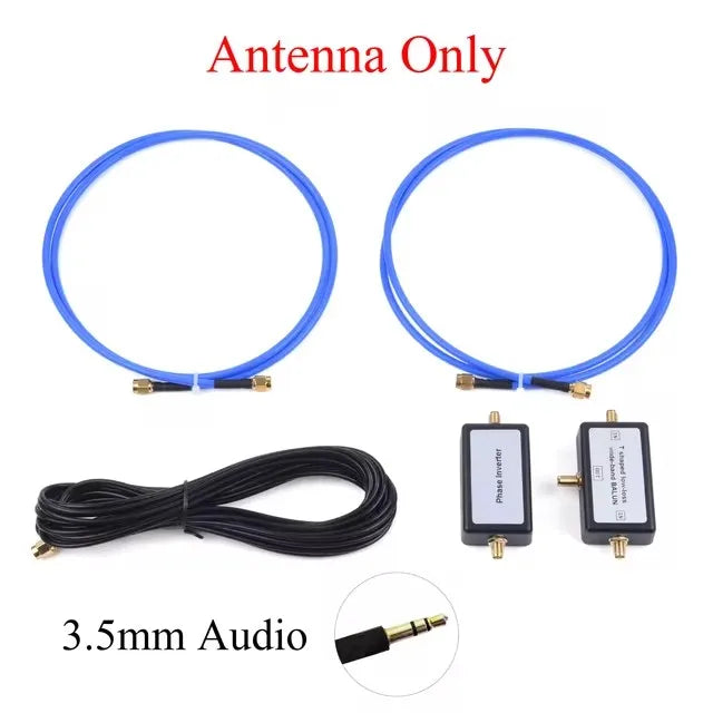 Magnetic Antenna Portable YouLoop 250mW Passive Magnetic SMA/BNC/3.5MM Audio Low Loss Broadband For HF and VHF