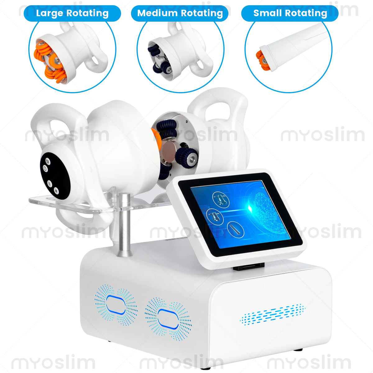 360° Rotation Body Contouring Roller Massager Red Light Skin Care Deep Tissue Massage Anti Cellulite Body Shaping Device