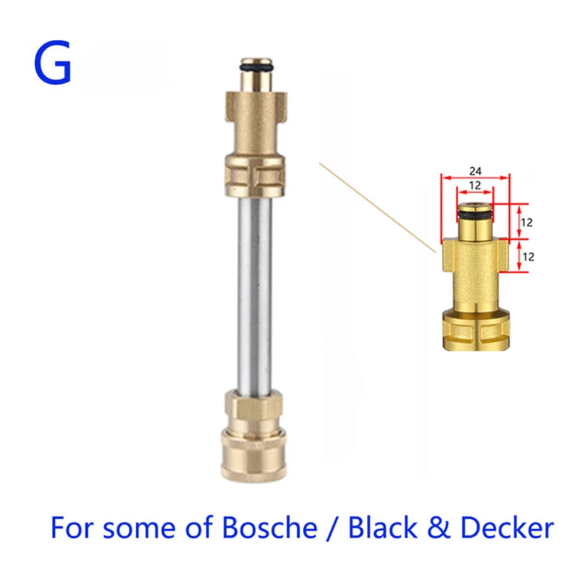 ROUE High Pressure Washer Car Washer Extension Lance Nozzle 1/4" Quick Connector  for Parkside Karcher Stihl Nilfisk Bosch