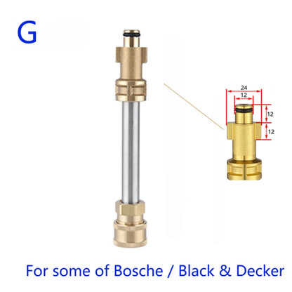 ROUE High Pressure Washer Car Washer Extension Lance Nozzle 1/4" Quick Connector  for Parkside Karcher Stihl Nilfisk Bosch