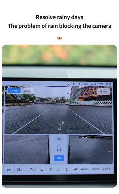 Car Reversing Rear Camera Rain Cover ABS Rain-Proof Car Reverse Camera Rain Shade Cover Waterproof Shield Car Exterior Accessory