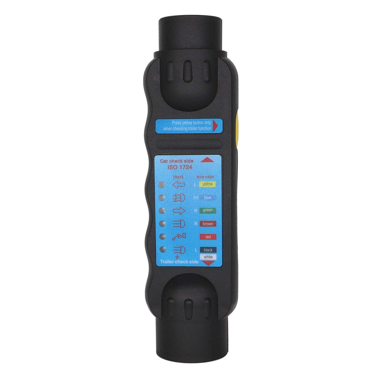 European 7 Pin 12V Trailer Socket Tester High Quality Wiring Circuit Light Test Tool Truck Accessories Car Circuit Testing Tools