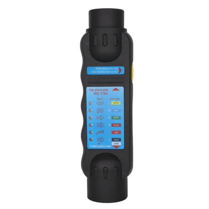 European 7 Pin 12V Trailer Socket Tester High Quality Wiring Circuit Light Test Tool Truck Accessories Car Circuit Testing Tools