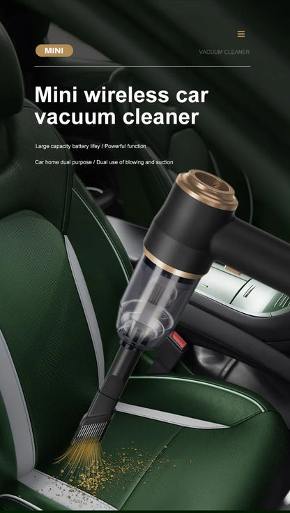 2in1 Handheld Vacuum Cleaner Blower Portable Cordless Car Vacuum Rechargeable Powerful Suction for Home Car Office Pet Hair Dust