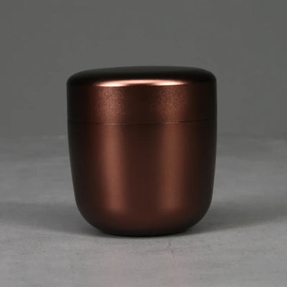 Hot Sale L8 Ashes Aluminum Alloy Capsule Mini Keepsake Iron Urn Funeral Casket Pet Urn Human pet memorials and gifts