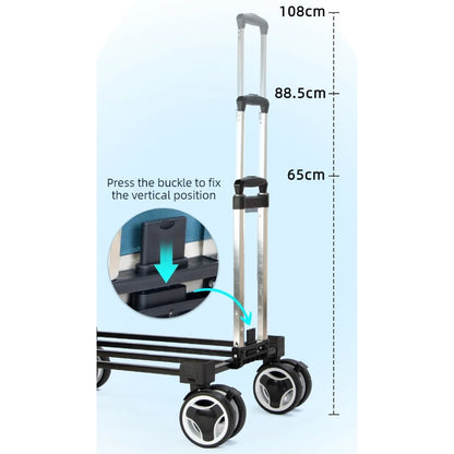 Large Pet Stroller with Telescopic Handle Silent Wheels Foldable Dog Cat Trolley Carrier Breathable Mesh Medium Pets Travel Cart