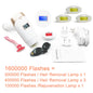 Updated Laser Hair Removal 2in1 Replaceable Lamp Rejuvenation Permanent Painless Hair Removal Bikini Trimmer IPL Epilator Device