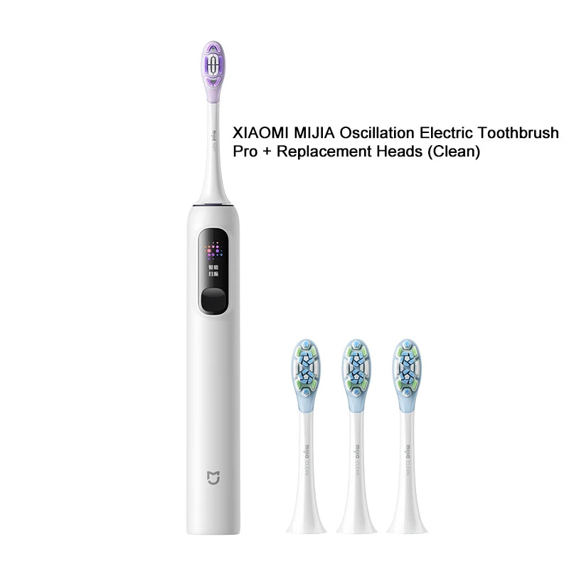 MIJIA Oscillation Electric Toothbrush Pro,Smart 4 Modes,IPX8 Waterproof Sonic Vibration Toothbrushes,180-day Battery Life
