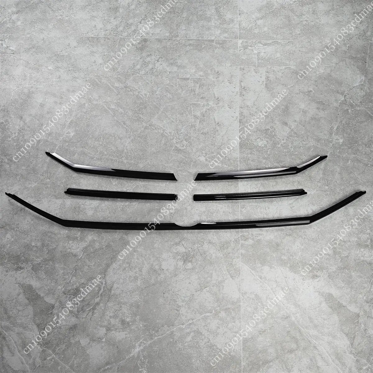 Grille Blacking Decoration Black Stickers For VW Passat B8 2019-2023 Facelift B8.5 Front Headlight Eyebroｗ Eyelids ABS Body Kits
