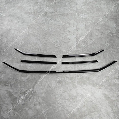 Grille Blacking Decoration Black Stickers For VW Passat B8 2019-2023 Facelift B8.5 Front Headlight Eyebroｗ Eyelids ABS Body Kits