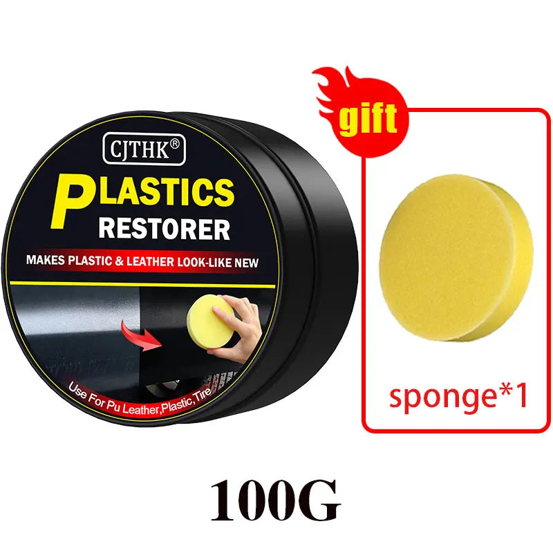 Car Plastic Restorer Back To Black Gloss Auto Interior Leather & Panel Renewal Wax Coating Agent Auto Polish And Repair Coating