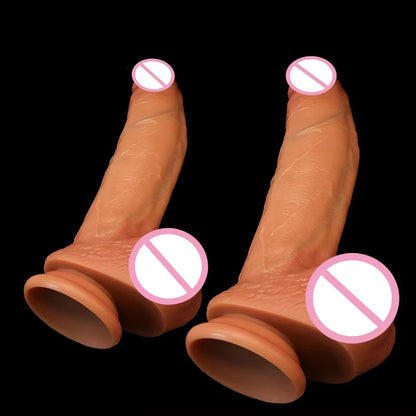 Thick Dildos Realistic Liquid Silicone Huge Penis Women Sex Toys G-spot Masturbation Big Dick Strap on Anal Dildo Lesbian 18+