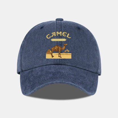 1-Piece Camel Print Baseball Cap Classic Minimalist Retro Style Breathable Soft Fabric Perfect for Work and Daily Wear Adjustabl