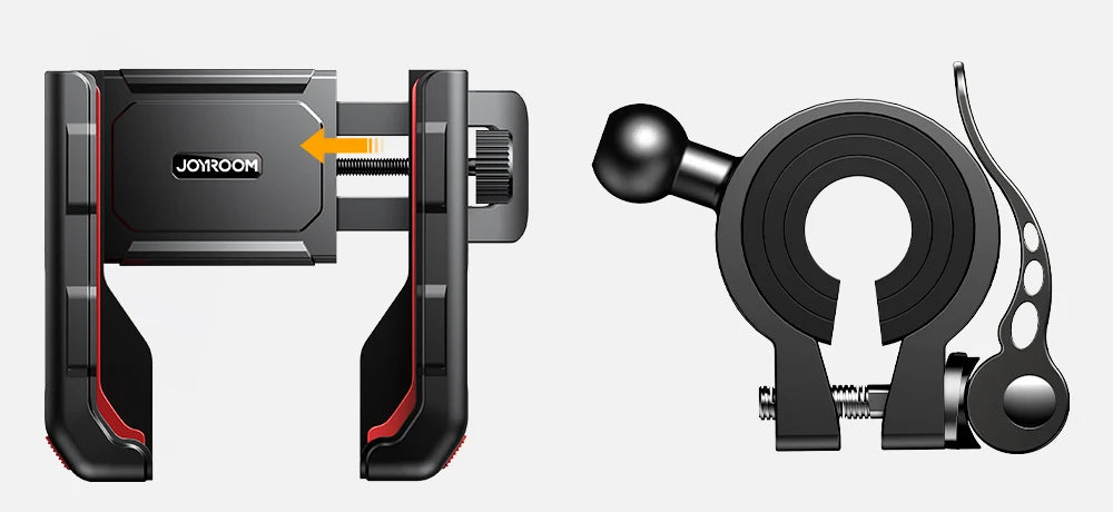 Joyroom 2024 Bike Phone Holder Universal One-hand Operation Bicycle Motorcycle Phone Holder For 4.7-7" Mobile Phone Shockproof