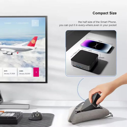 2026 Mini PC Intel Core I9 10980HK N150 Gaming Computer Windows 11 Desktop PC 16GB RAM 1TB 2TB SSD WiFi6 BT5.2 Portable Gamer PC