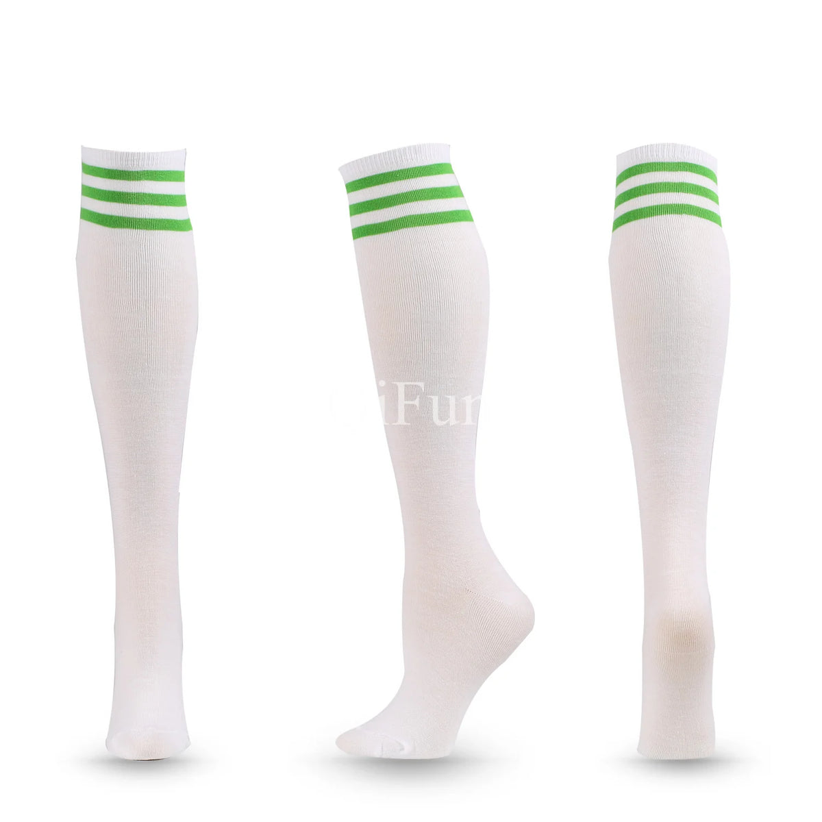 Unisex Compression Socks Football Socks Non-slip Long Tube Knee High Stockings Socks Striped Soccer Socks Running Sports Socks