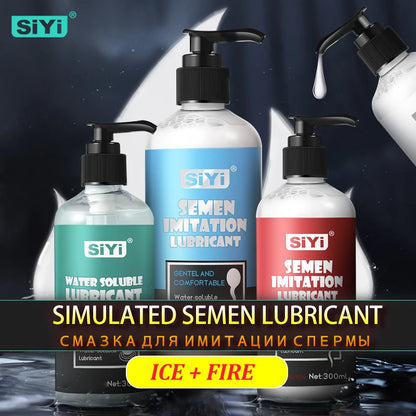Anal Semen Lubricant Ice Hot Feeling Gay Lesbian Anal Room Affair Erotic Sex Adult Products Masturbated Toy Lube Water-based Gel