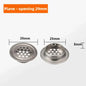 10pcs Round Cabinet Air Duct Vent Dia.19-53mm Stainless Steel Louver Mesh Hole Plug Decoration Cover Wardrobe Grille Ventilation